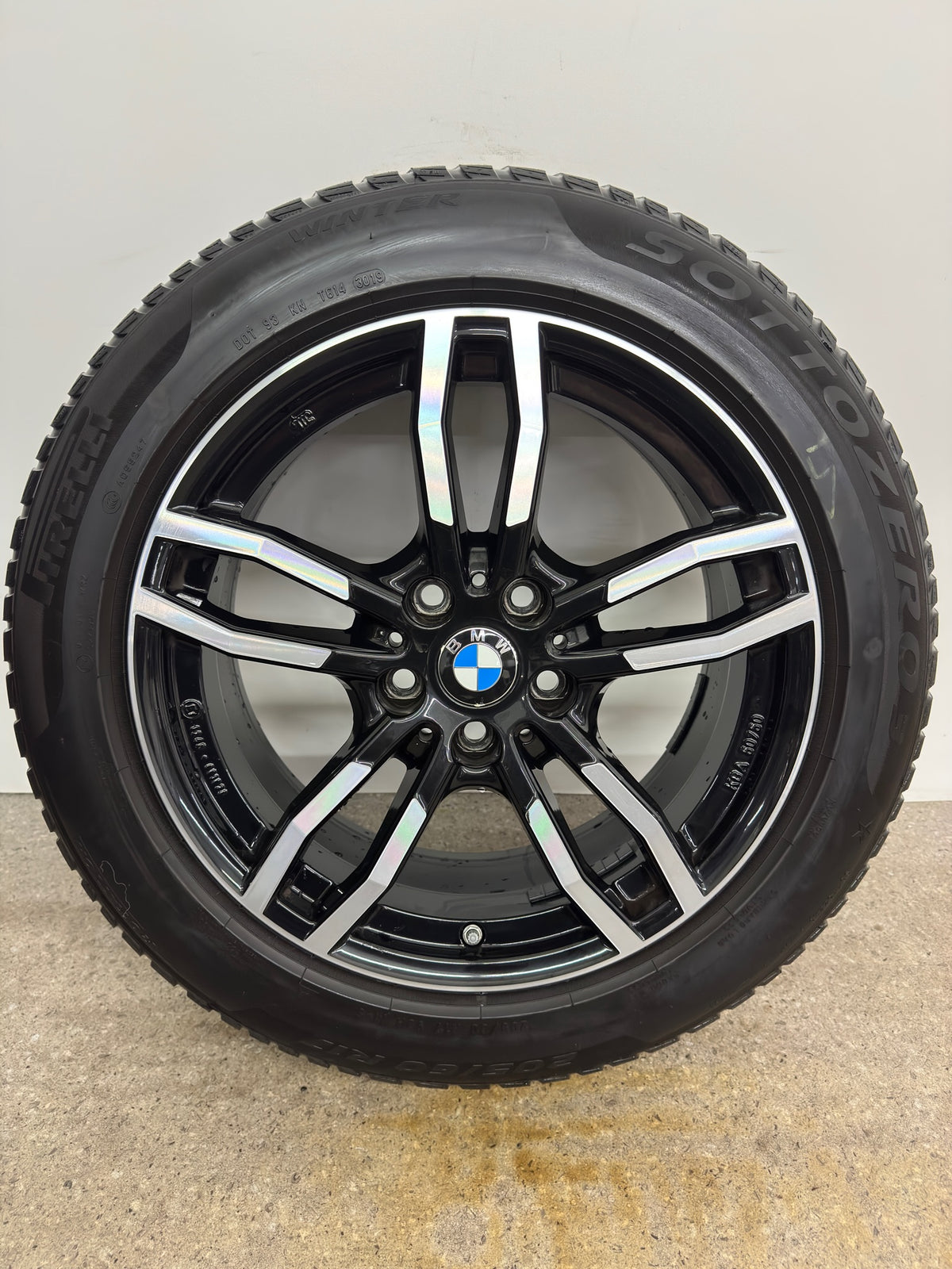 TOP ZUSTAND BMW X1 F48 X2 F39 Mini Countryman F60 17 Zoll Winterräder Winterreifen Felgen Alufelgen 205/60 R17 93H KBA 50750 M+S Schwarz Bicolor RDKS RDCi Pirelli * SUV Winterradsatz MwSt.