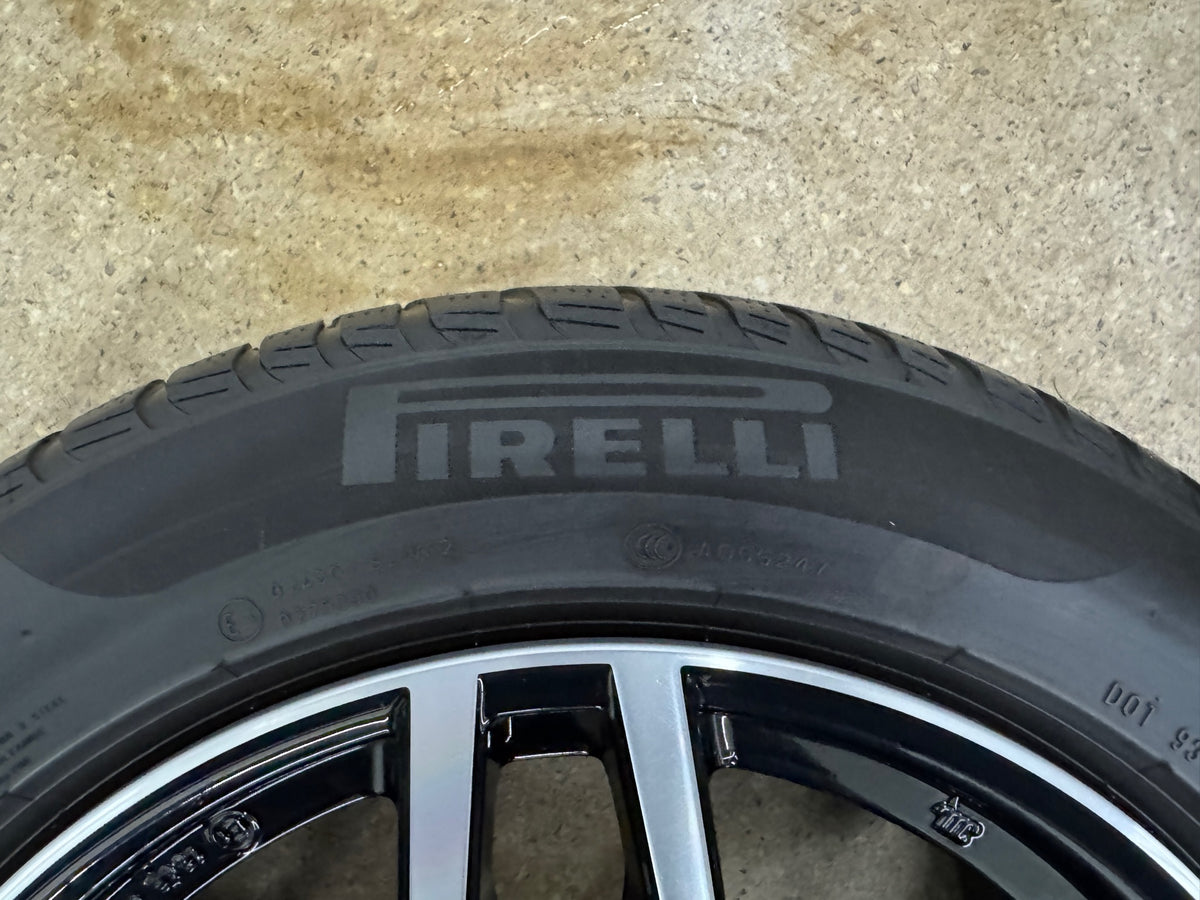 TOP ZUSTAND BMW X1 F48 X2 F39 Mini Countryman F60 17 Zoll Winterräder Winterreifen Felgen Alufelgen 205/60 R17 93H KBA 50750 M+S Schwarz Bicolor RDKS RDCi Pirelli * SUV Winterradsatz MwSt.