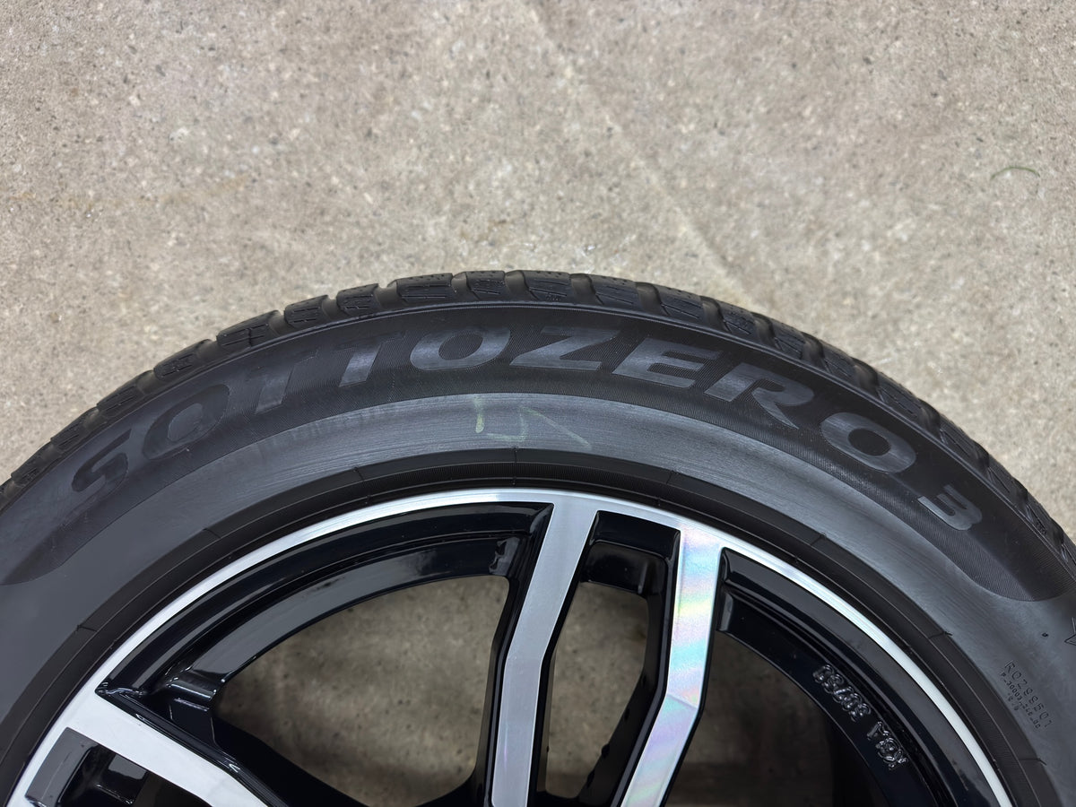 TOP ZUSTAND BMW X1 F48 X2 F39 Mini Countryman F60 17 Zoll Winterräder Winterreifen Felgen Alufelgen 205/60 R17 93H KBA 50750 M+S Schwarz Bicolor RDKS RDCi Pirelli * SUV Winterradsatz MwSt.