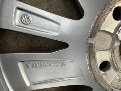 DOT2023 Original VW Touran II 2 5T 16 Zoll Karlstad Winterräder Winterreifen Felgen 5TA601025Q Alufelgen 6,5x16 ET48 5x112 205/60 R16 96H Silber Winterradsatz MwSt. ausweisbar
