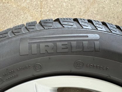 DOT2023 Original VW Touran II 2 5T 16 Zoll Karlstad Winterräder Winterreifen Felgen 5TA601025Q Alufelgen 6,5x16 ET48 5x112 205/60 R16 96H Silber Winterradsatz MwSt. ausweisbar