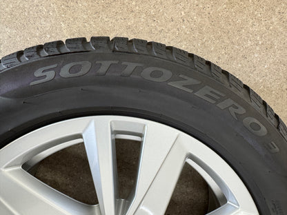 DOT2023 Original VW Touran II 2 5T 16 Zoll Karlstad Winterräder Winterreifen Felgen 5TA601025Q Alufelgen 6,5x16 ET48 5x112 205/60 R16 96H Silber Winterradsatz MwSt. ausweisbar