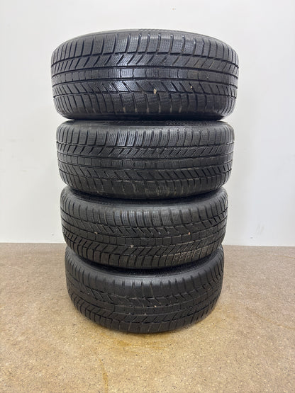 DOT22 8 / 7-6,5mm VW Tiguan R-Line II 2 AD1 5N III 3 CTI Skoda Kodiaq I 1 NS PS Seat Tarraco FR KN2 Cupra Terramar KP Audi Q3 F3 235/50 R19 Zoll Winterräder Winterreifen Felgen Alufelgen Schwarz
