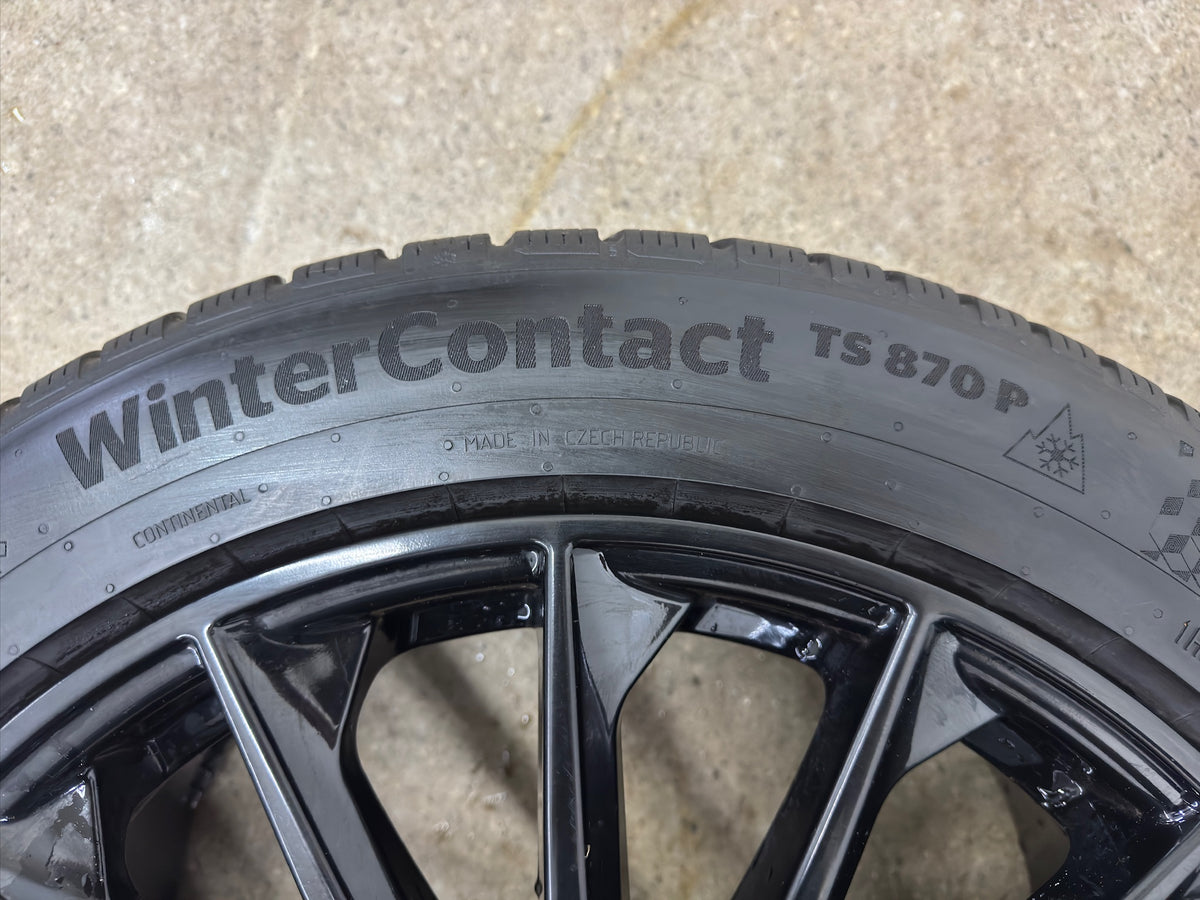 DOT22 8 / 7-6,5mm VW Tiguan R-Line II 2 AD1 5N III 3 CTI Skoda Kodiaq I 1 NS PS Seat Tarraco FR KN2 Cupra Terramar KP Audi Q3 F3 235/50 R19 Zoll Winterräder Winterreifen Felgen Alufelgen Schwarz