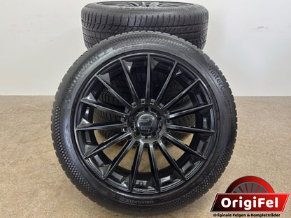 DOT22 8 / 7-6,5mm VW Tiguan R-Line II 2 AD1 5N III 3 CTI Skoda Kodiaq I 1 NS PS Seat Tarraco FR KN2 Cupra Terramar KP Audi Q3 F3 235/50 R19 Zoll Winterräder Winterreifen Felgen Alufelgen Schwarz
