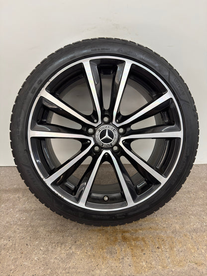 DOT23 7,8 / 7 - 6,5mm Original A-Klasse W 176 B-Klasse W 242 W 246 CLA C 117 18 Zoll Winterräder Winterreifen Felgen A2464010600 Alufelgen 225/40 R18 92V M+S 7,5x18 ET52 Coupé Winterradsatz