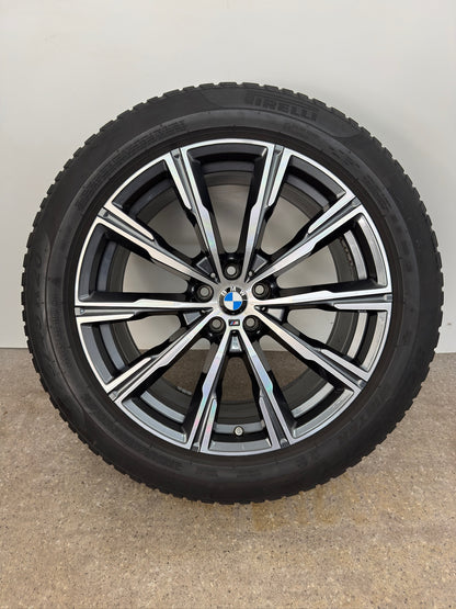 DOT23 Original BMW X5 G05 X6 G06 Sty. M 740M 20 Zoll Winterräder Winterreifen Felgen 8071996 8071997 Alufelgen 275/45 R20 110V 305/40 R20 112V M+S Sytling M Sport SUV RSC RFT Winterradsatz