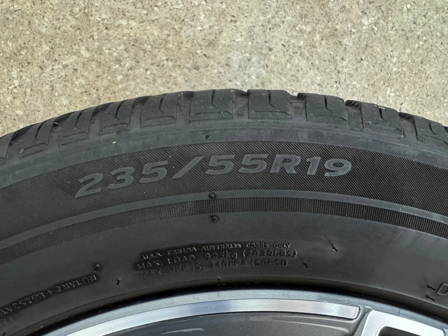 DOT23 Original Mercedes GLC X 253 C 253 19 Zoll AMG Ganzjahresreifen Allwetterreifen A2534015300 Felgen Alufelgen 235/55 R19 105W RDKS RDC M+S Coupé SUV Ganzjahresradsatz Hankook