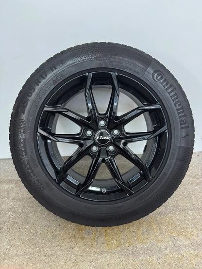 DOT23 VW Tiguan II 2 5N AD1 Audi Q3 F3 Seat Tarraco KN2 Skoda Kodiaq I 1 NS PS Aiways U5 17 Zoll Winterräder Winterreifen Felgen Alufelgen 215/65 R17 99H Schwarz M+S SUV Winterradsatz