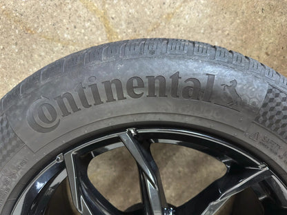 DOT23 VW Tiguan II 2 5N AD1 Audi Q3 F3 Seat Tarraco KN2 Skoda Kodiaq I 1 NS PS Aiways U5 17 Zoll Winterräder Winterreifen Felgen Alufelgen 215/65 R17 99H Schwarz M+S SUV Winterradsatz