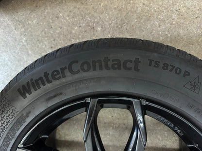 DOT23 VW Tiguan II 2 5N AD1 Audi Q3 F3 Seat Tarraco KN2 Skoda Kodiaq I 1 NS PS Aiways U5 17 Zoll Winterräder Winterreifen Felgen Alufelgen 215/65 R17 99H Schwarz M+S SUV Winterradsatz