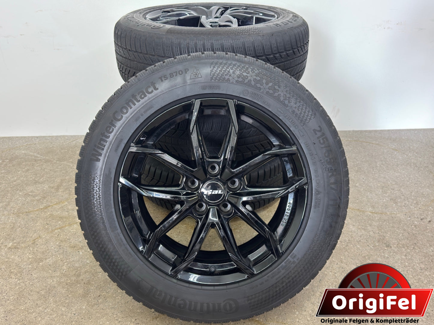DOT23 VW Tiguan II 2 5N AD1 Audi Q3 F3 Seat Tarraco KN2 Skoda Kodiaq I 1 NS PS Aiways U5 17 Zoll Winterräder Winterreifen Felgen Alufelgen 215/65 R17 99H Schwarz M+S SUV Winterradsatz