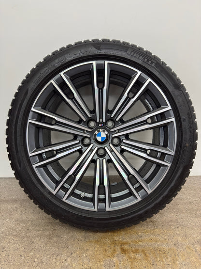 DOT24 7,2 / 6,5mm Original BMW 2er G42 3er G20 G21 4er G22 G23 18 Zoll M 790M Winterräder Winterreifen Felgen 8089890 Alufelgen 225/45 R18 95H RunFlat RFT RSC * Winterradsatz MwSt.