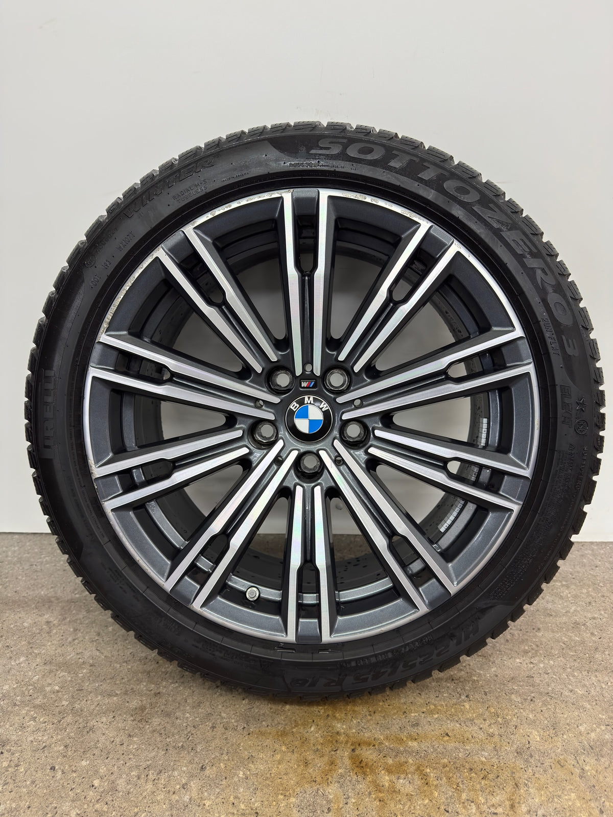 DOT24 7,2 / 6,5mm Original BMW 2er G42 3er G20 G21 4er G22 G23 18 Zoll M 790M Winterräder Winterreifen Felgen 8089890 Alufelgen 225/45 R18 95H RunFlat RFT RSC * Winterradsatz MwSt.