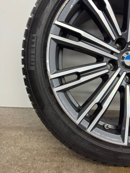 DOT24 7,2 / 6,5mm Original BMW 2er G42 3er G20 G21 4er G22 G23 18 Zoll M 790M Winterräder Winterreifen Felgen 8089890 Alufelgen 225/45 R18 95H RunFlat RFT RSC * Winterradsatz MwSt.