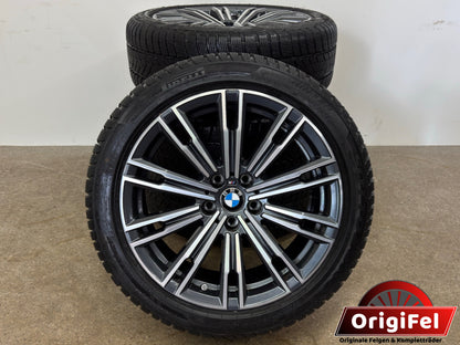 DOT24 7,2 / 6,5mm Original BMW 2er G42 3er G20 G21 4er G22 G23 18 Zoll M 790M Winterräder Winterreifen Felgen 8089890 Alufelgen 225/45 R18 95H RunFlat RFT RSC * Winterradsatz MwSt.