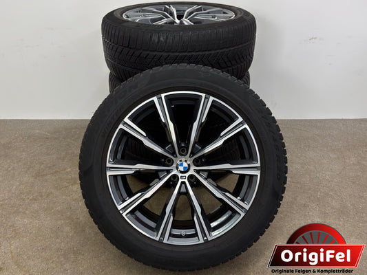 DOT24 Original BMW X5 G05 X6 G06 Sty. M 740M 20 Zoll Winterräder Winterreifen Felgen 8071996 Alufelgen 275/45 R20 110V M+S Sytling M Sport SUV RSC RFT Winterradsatz MwSt. ausweisbar