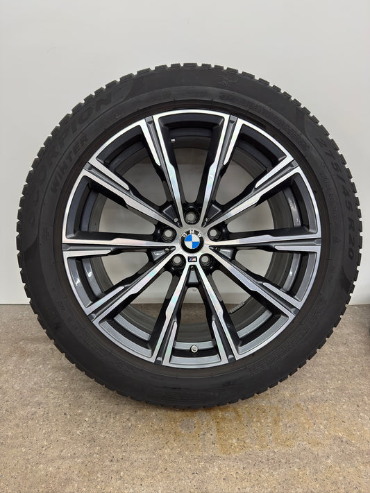 DOT24 Original BMW X5 G05 X6 G06 Sty. M 740M 20 Zoll Winterräder Winterreifen Felgen 8071996 Alufelgen 275/45 R20 110V M+S Sytling M Sport SUV RSC RFT Winterradsatz MwSt. ausweisbar