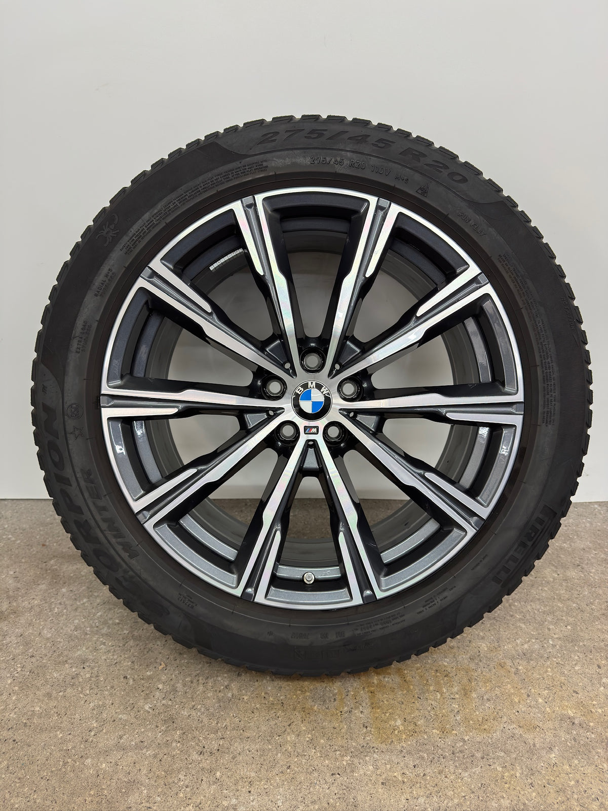 DOT24 Original BMW X5 G05 X6 G06 Sty. M 740M 20 Zoll Winterräder Winterreifen Felgen 8071996 Alufelgen 275/45 R20 110V M+S Sytling M Sport SUV RSC RFT Winterradsatz MwSt. ausweisbar