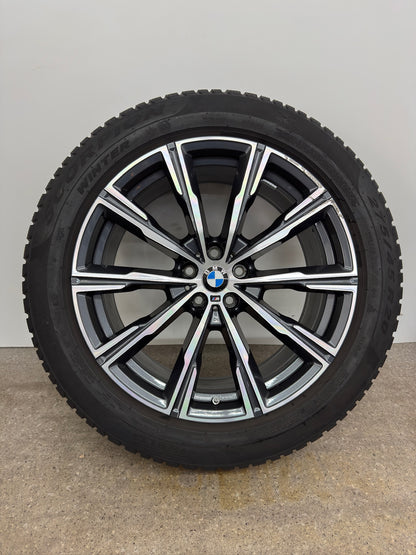 DOT24 Original BMW X5 G05 X6 G06 Sty. M 740M 20 Zoll Winterräder Winterreifen Felgen 8071996 Alufelgen 275/45 R20 110V M+S Sytling M Sport SUV RSC RFT Winterradsatz MwSt. ausweisbar