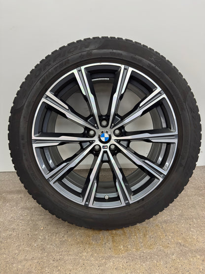DOT24 Original BMW X5 G05 X6 G06 Sty. M 740M 20 Zoll Winterräder Winterreifen Felgen 8071996 Alufelgen 275/45 R20 110V M+S Sytling M Sport SUV RSC RFT Winterradsatz MwSt. ausweisbar