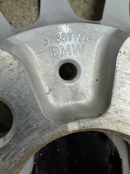WIE NEU DOT24/23 Original BMW 5er G30 G31 Styling 619 18 Zoll Winterräder Winterreifen Felgen 6861224 Alufelgen 245/45 R18 100V Silber Vielspeiche 8x18 ET30 IS30 Limousine Touring Winterradsatz MwSt.