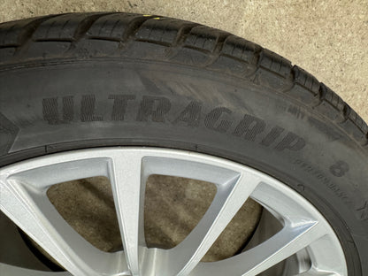 WIE NEU DOT24/23 Original BMW 5er G30 G31 Styling 619 18 Zoll Winterräder Winterreifen Felgen 6861224 Alufelgen 245/45 R18 100V Silber Vielspeiche 8x18 ET30 IS30 Limousine Touring Winterradsatz MwSt.
