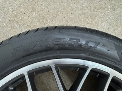 DOT24/25 Original Porsche Macan RS Spyder 95B 20 Zoll Sommerreifen Sommerräder Felgen Alufelgen 95B601025BP 95B601025BQ I 1 II 2 III 3 GTS Sport Turbo 265/45 R20 104Y 295/40 R20 106Y