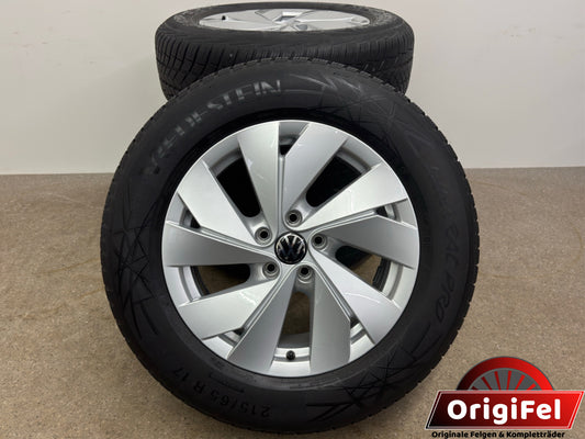 DOT25 Original VW Tiguan II 2 III 3 CTI Tayron R4 17 Zoll Bari Winterräder Winterreifen Felgen 571601025 Alufelgen 215/65 R17 99H M+S Allspace AD1 5NA Winterradsatz SUV MwSt.