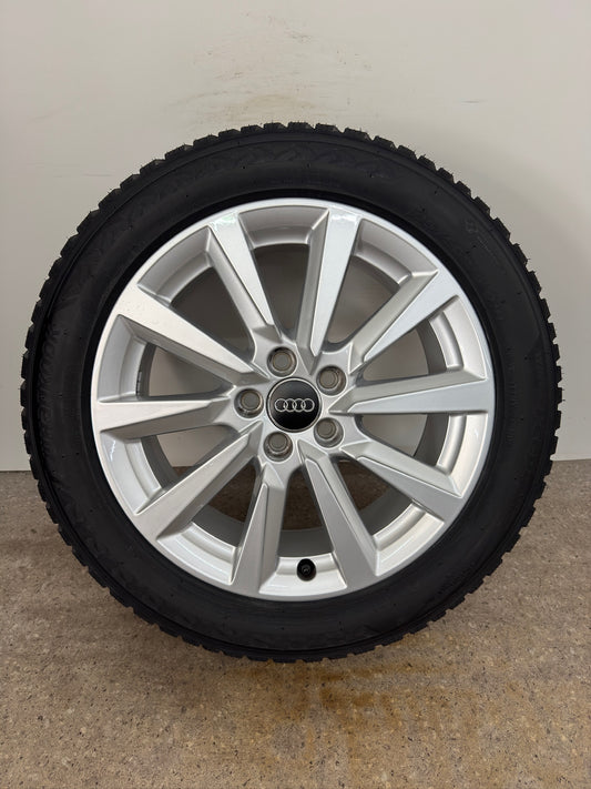 DOT26/25 neu / 7mm Original Audi A1 GB Citycarver Allstreet 16 Zoll Winterrräder Winterreifen Felgen 82A601025C Alufelgen 195/55 R16 91H XL Silber 6,5x16 ET40 5x100 S-Line M+S Winterkomplettradsatz