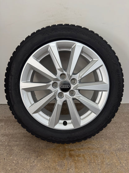 DOT26/25 neu / 7mm Original Audi A1 GB Citycarver Allstreet 16 Zoll Winterrräder Winterreifen Felgen 82A601025C Alufelgen 195/55 R16 91H XL Silber 6,5x16 ET40 5x100 S-Line M+S Winterkomplettradsatz
