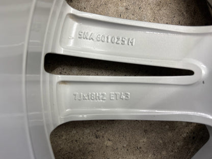 DOT4922 Original VW Tiguan II 2 Sebring 18 Zoll Winterräder Winterreifen Felgen 5NA601025M 5NA601025AQ Alufelgen 235/55 R18 104H M+S R-Line Silber Allspace AD1 5NA RDKS Winterradsatz
