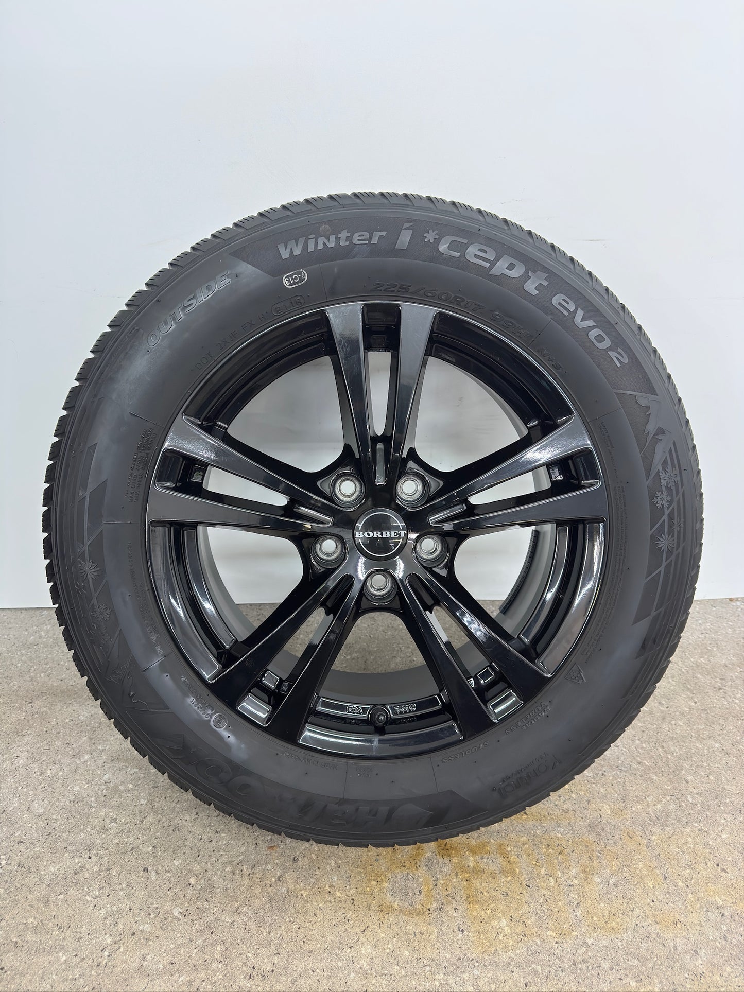 Hyundai Tuncson III 3 TL 17 Zoll Winterräder Winterreifen Felgen Alufelgen Schwarz Hochglanz SUV 225/60 R17 99H M+S KBA52249 7x17 ET47 Winterradsatz MwSt. ausweisbar