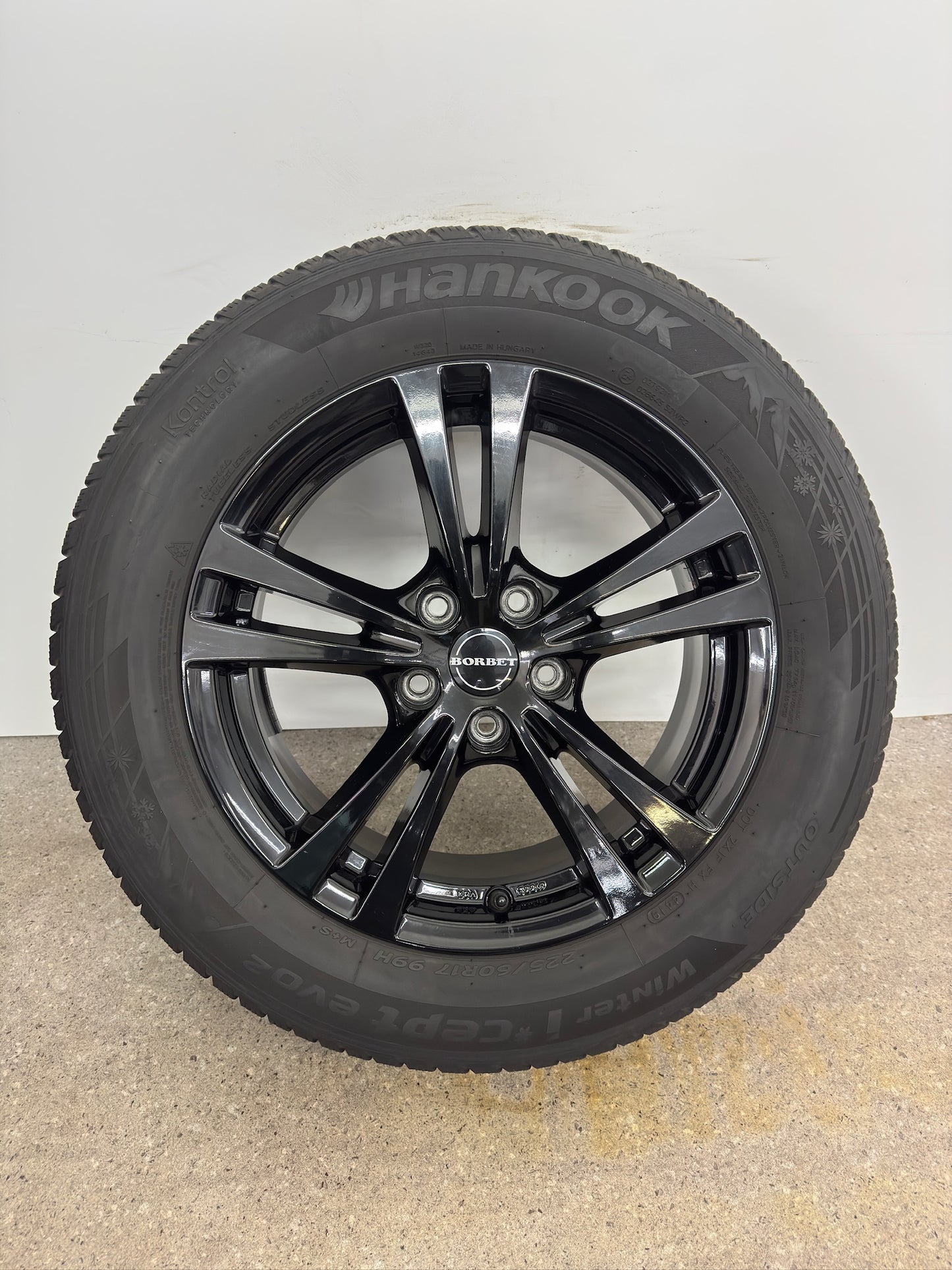 Hyundai Tuncson III 3 TL 17 Zoll Winterräder Winterreifen Felgen Alufelgen Schwarz Hochglanz SUV 225/60 R17 99H M+S KBA52249 7x17 ET47 Winterradsatz MwSt. ausweisbar