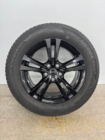 Hyundai Tuncson III 3 TL 17 Zoll Winterräder Winterreifen Felgen Alufelgen Schwarz Hochglanz SUV 225/60 R17 99H M+S KBA52249 7x17 ET47 Winterradsatz MwSt. ausweisbar