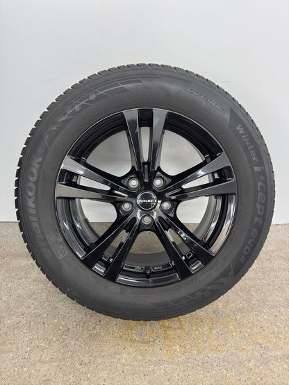 Hyundai Tuncson III 3 TL 17 Zoll Winterräder Winterreifen Felgen Alufelgen Schwarz Hochglanz SUV 225/60 R17 99H M+S KBA52249 7x17 ET47 Winterradsatz MwSt. ausweisbar