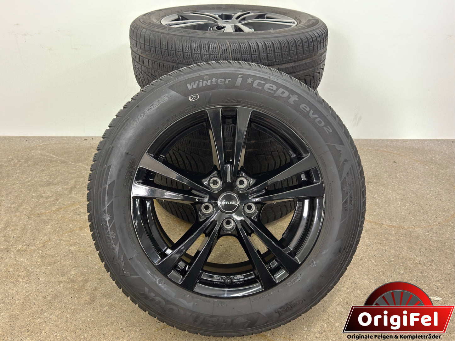 Hyundai Tuncson III 3 TL 17 Zoll Winterräder Winterreifen Felgen Alufelgen Schwarz Hochglanz SUV 225/60 R17 99H M+S KBA52249 7x17 ET47 Winterradsatz MwSt. ausweisbar