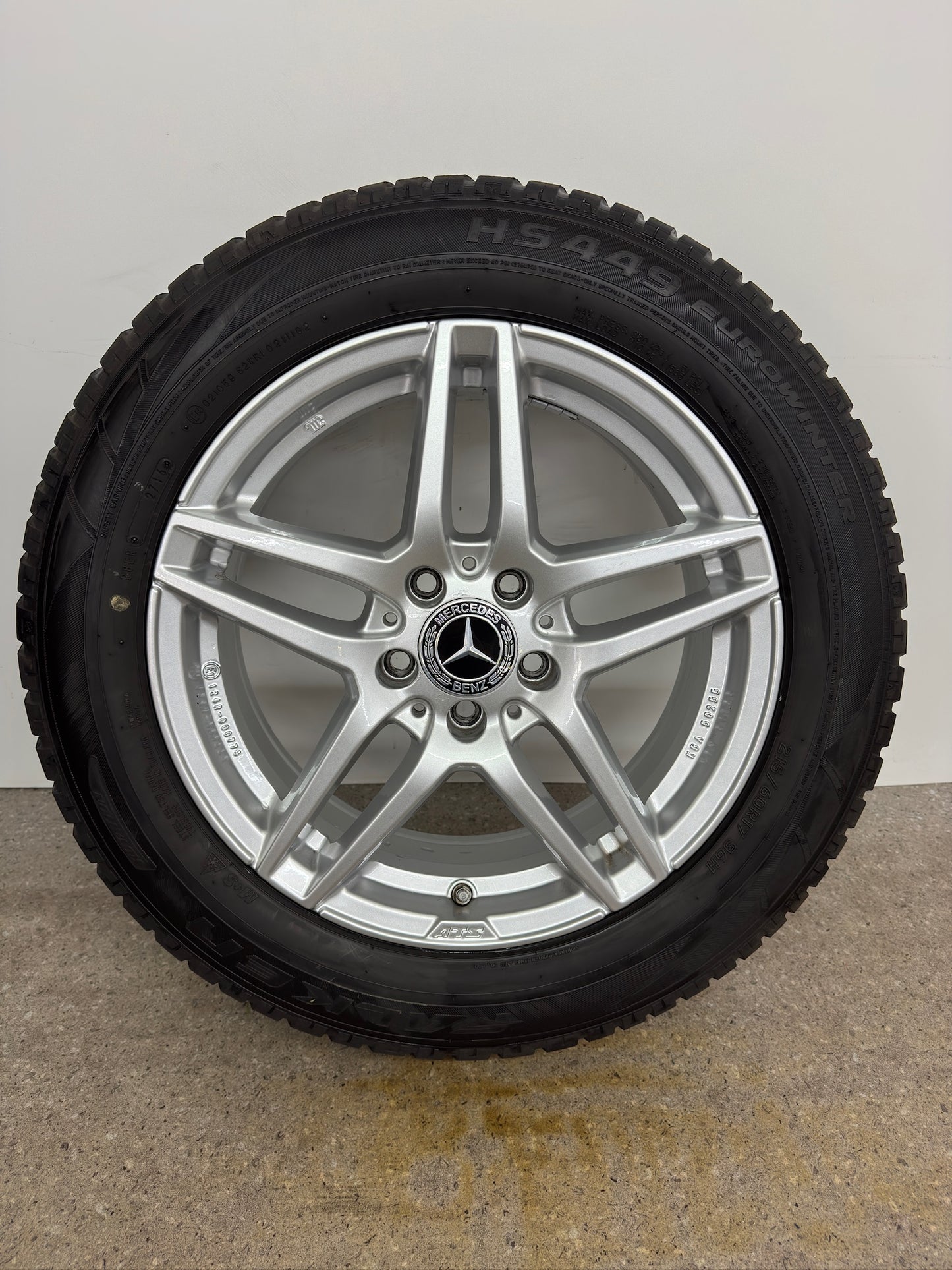 Mercedes A-Klasse W 176 B-Klasse W 242 W 246 CLA C 117 C-Klasse W 204 GLA X 156 17 Zoll Felgen Alufelgen 7x17 ET48,5 KBA 50255 Silber 5x112 Felgensatz REIFEN NUR TRANSPORTSCHUTZ MwSt.