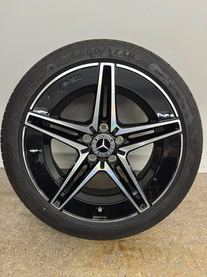NEU DOT25 Original Mercedes C-Klasse W 206 S 206 18 Zoll AMG Sommerräder Sommerreifen Felgen A2064011700 A2061800 225/45 R18 95Y 245/40 R18 97Y Alufelgen Sport Line 4Matic 5x112 Sommerradsatz