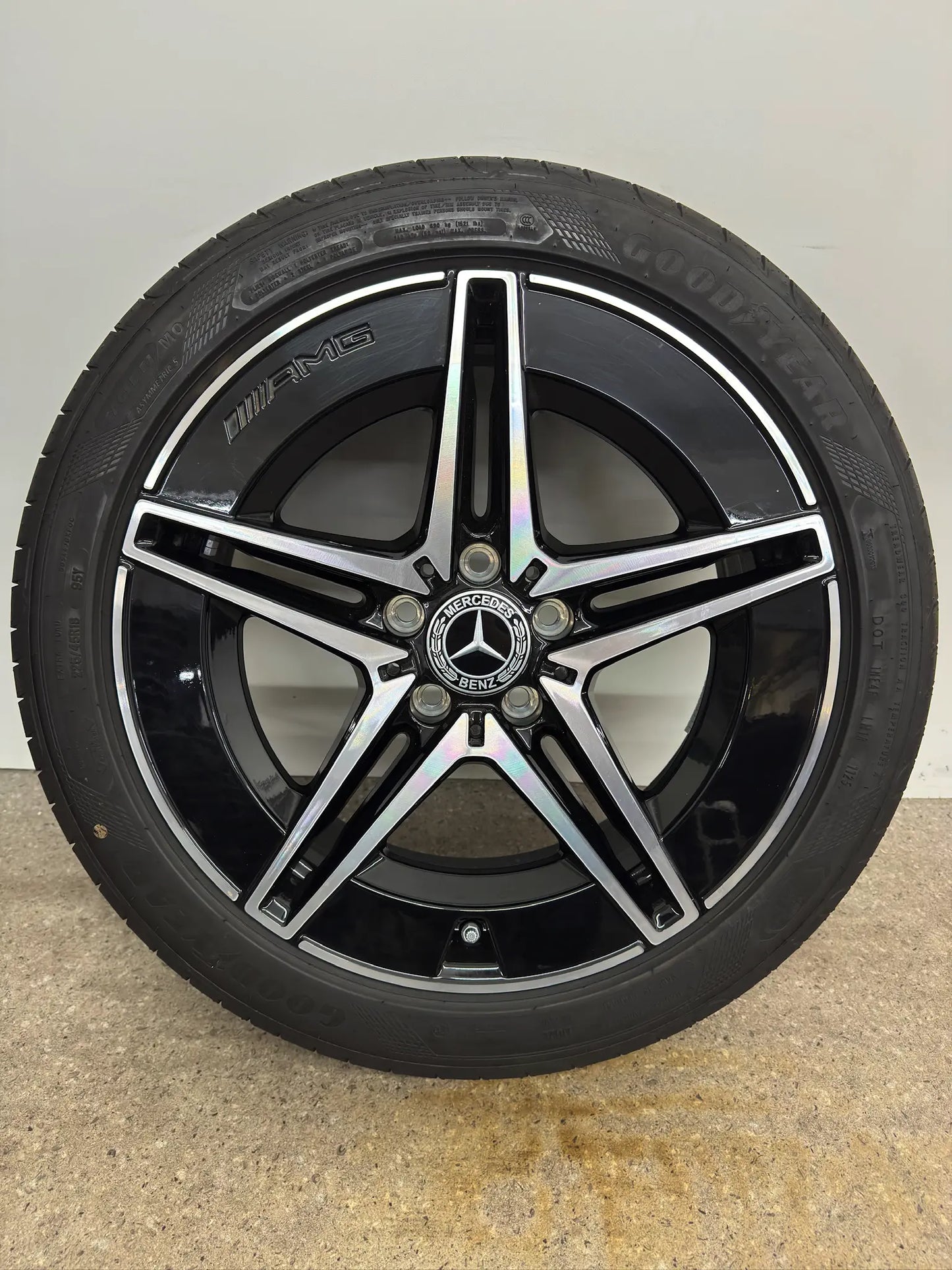 NEU DOT25 Original Mercedes C-Klasse W 206 S 206 18 Zoll AMG Sommerräder Sommerreifen Felgen A2064011700 A2061800 225/45 R18 95Y 245/40 R18 97Y Alufelgen Sport Line 4Matic 5x112 Sommerradsatz