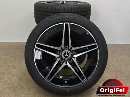 NEU DOT25 Original Mercedes C-Klasse W 206 S 206 18 Zoll AMG Sommerräder Sommerreifen Felgen A2064011700 A2061800 225/45 R18 95Y 245/40 R18 97Y Alufelgen Sport Line 4Matic 5x112 Sommerradsatz