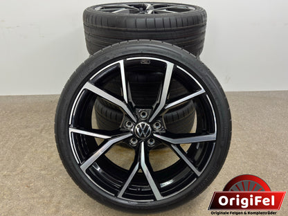 NEU DOT25 Original VW Golf VIII 8 5H CD 19 Zoll Estoril Sommerräder Sommerreifen Felgen 5H0601025AM 5H0601025AD Alufelgen 235/35 R19 91Y GTI GTD R R-Line Edition 8x19 ET50 5x112 Sommerradsatz