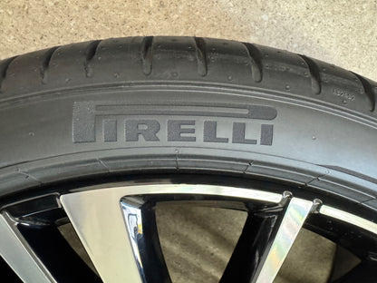 NEU DOT25 Original Volvo XC90 2 II 22 Zoll Sommerräder Sommerreifen Felgen 32207757 Alufelgen 20 Spoke Diamont Cut Sport Plus Ultra 275/35 R22 104W 9x22 ET38,5 Schwarz Bicolor Sommerradsatz SUV MwSt.