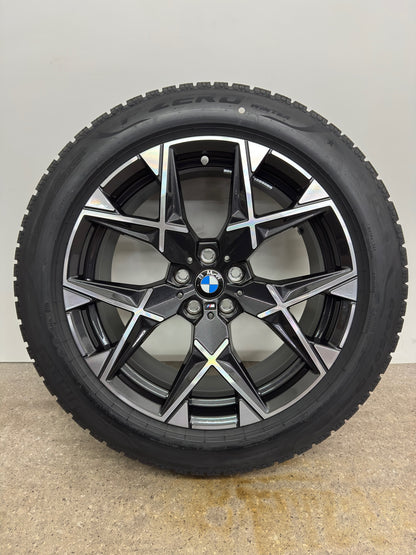 NEU DOT26 Original BMW X3 G45 7er i7 G70 Sty. M 1035M 19 Zoll Winterräder Winterreifen Felgen 5A6F100 Alufelgen 245/50 R19 105H 8,5x19 IS26 ET26 Styling M Sport SUV Winterradsatz