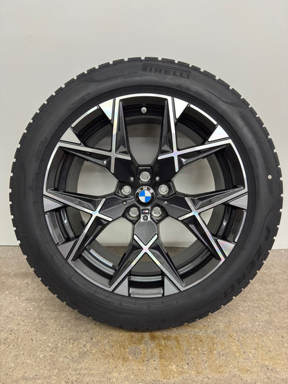 NEU DOT26 Original BMW X3 G45 7er i7 G70 Sty. M 1035M 19 Zoll Winterräder Winterreifen Felgen 5A6F100 Alufelgen 245/50 R19 105H 8,5x19 IS26 ET26 Styling M Sport SUV Winterradsatz