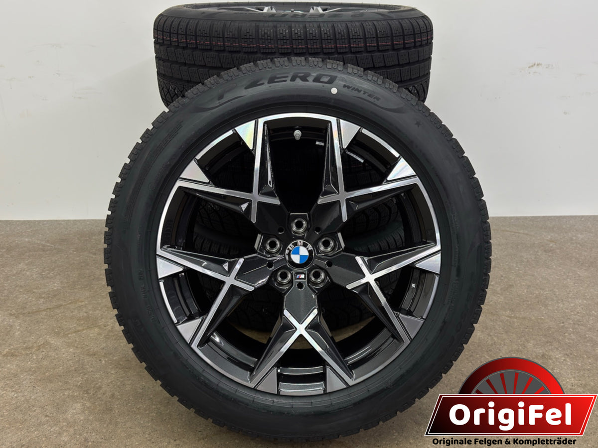 NEU DOT26 Original BMW X3 G45 7er i7 G70 Sty. M 1035M 19 Zoll Winterräder Winterreifen Felgen 5A6F100 Alufelgen 245/50 R19 105H 8,5x19 IS26 ET26 Styling M Sport SUV Winterradsatz