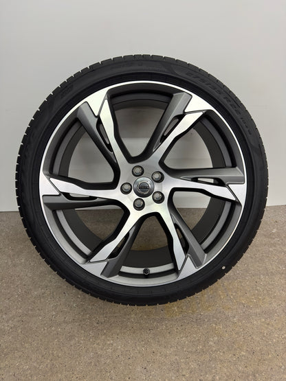 NEU DOT26 Original Volvo XC90 2 II 22 Zoll Sommerräder Sommerreifen Felgen 31454204 31650460 Alufelgen 6 Double Spoke Sport Plus Ultra 275/35 R22 104W 9x22 ET38,5 Anthrazit Sommerradsatz SUV MwSt.