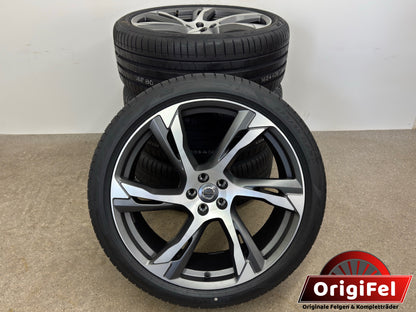 NEU DOT26 Original Volvo XC90 2 II 22 Zoll Sommerräder Sommerreifen Felgen 31454204 31650460 Alufelgen 6 Double Spoke Sport Plus Ultra 275/35 R22 104W 9x22 ET38,5 Anthrazit Sommerradsatz SUV MwSt.