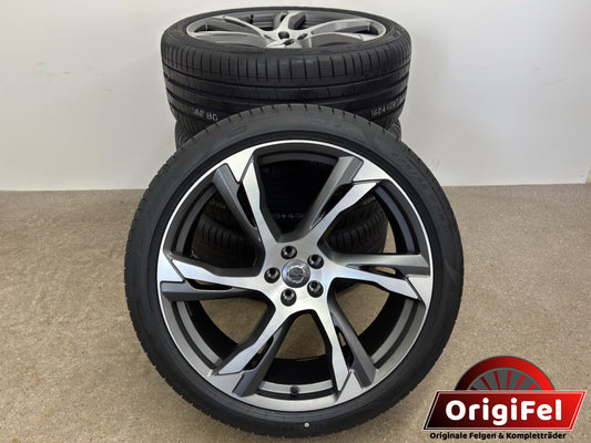 NEU DOT26 Original Volvo XC90 2 II 22 Zoll Sommerräder Sommerreifen Felgen 31454204 31650460 Alufelgen 6 Double Spoke Sport Plus Ultra 275/35 R22 104W 9x22 ET38,5 Anthrazit Sommerradsatz SUV MwSt.