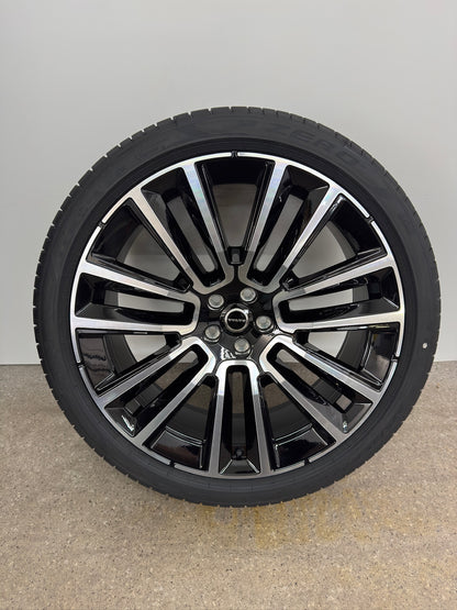 NEU DOT26 Original Volvo XC90 2 II 22 Zoll Sommerräder Sommerreifen Felgen 32294604 Alufelgen 7 Double Spoke Sport Plus Ultra 275/35 R22 104W 9x22 ET38,5 Schwarz Bicolor Sommerradsatz SUV MwSt.